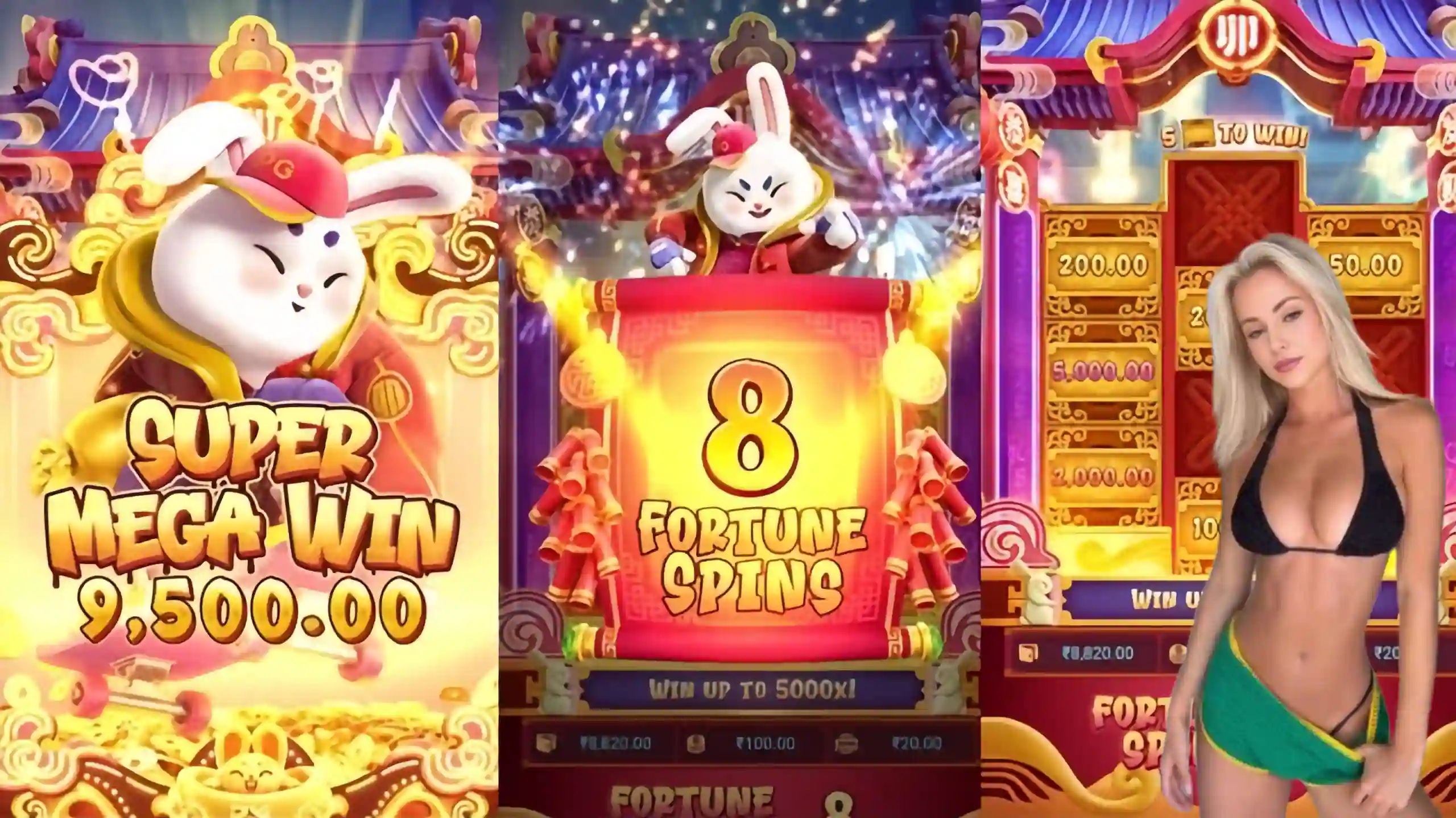Wild Expansivo Fortune Rabbit euzzz - Coelho Dourado que Expande